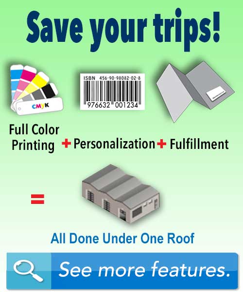 full color printing personalization fulfillment all done under one roof