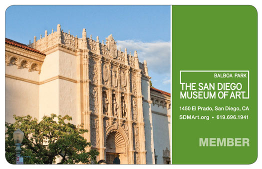 the san diego museum of art member card