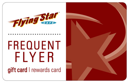 flying star cafe frequent flyer card