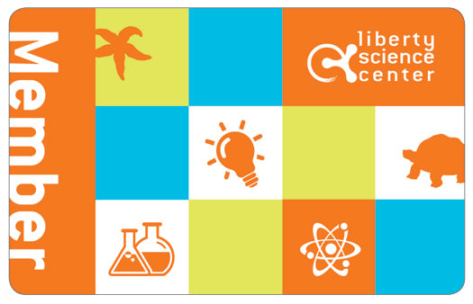 liberty science center member recycled card
